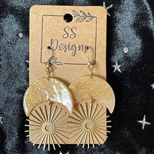 Polymer clay earrings